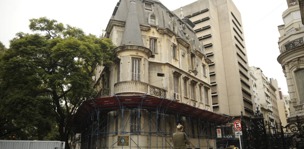 Durante los últimos años, la residencia estuvo rodeada por andamios debido a las tareas de mantenimiento.