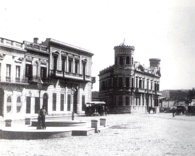 La residencia original, construida alrededor de 1860.