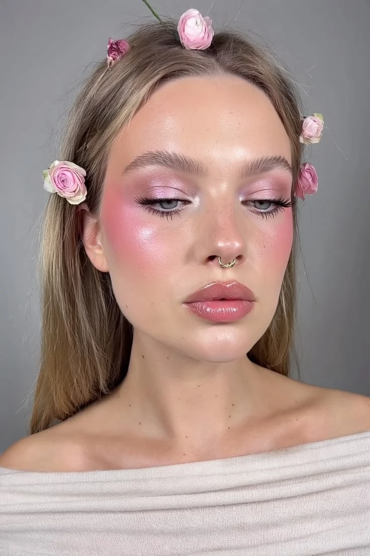 Under eye blush: la tendencia de maquillaje con rubor protagonista que suma un toque festivalero