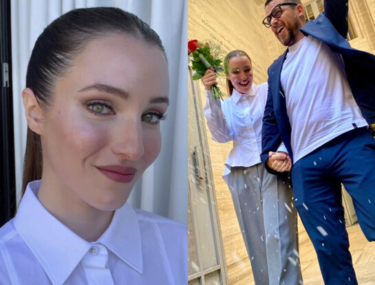 Rocío Hazán, la hija de Lucía Galán, se casó por civil con Damián Aramendi: las fotos del íntimo festejo