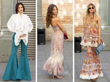 Sastrería femenina, encaje y flecos así fue el espíritu boho chic del desfile de Zimmermann en París