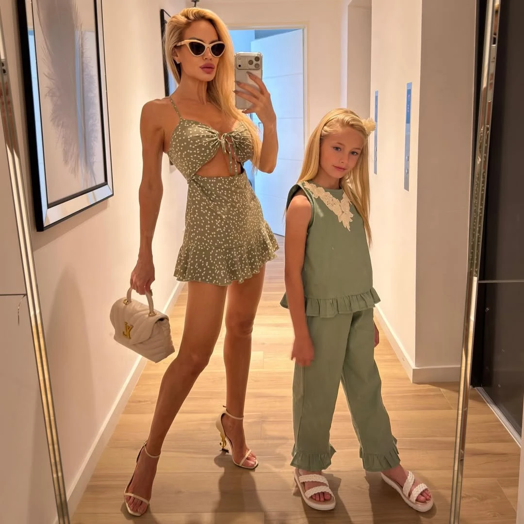 Luciana Salazar y su hija Matilda