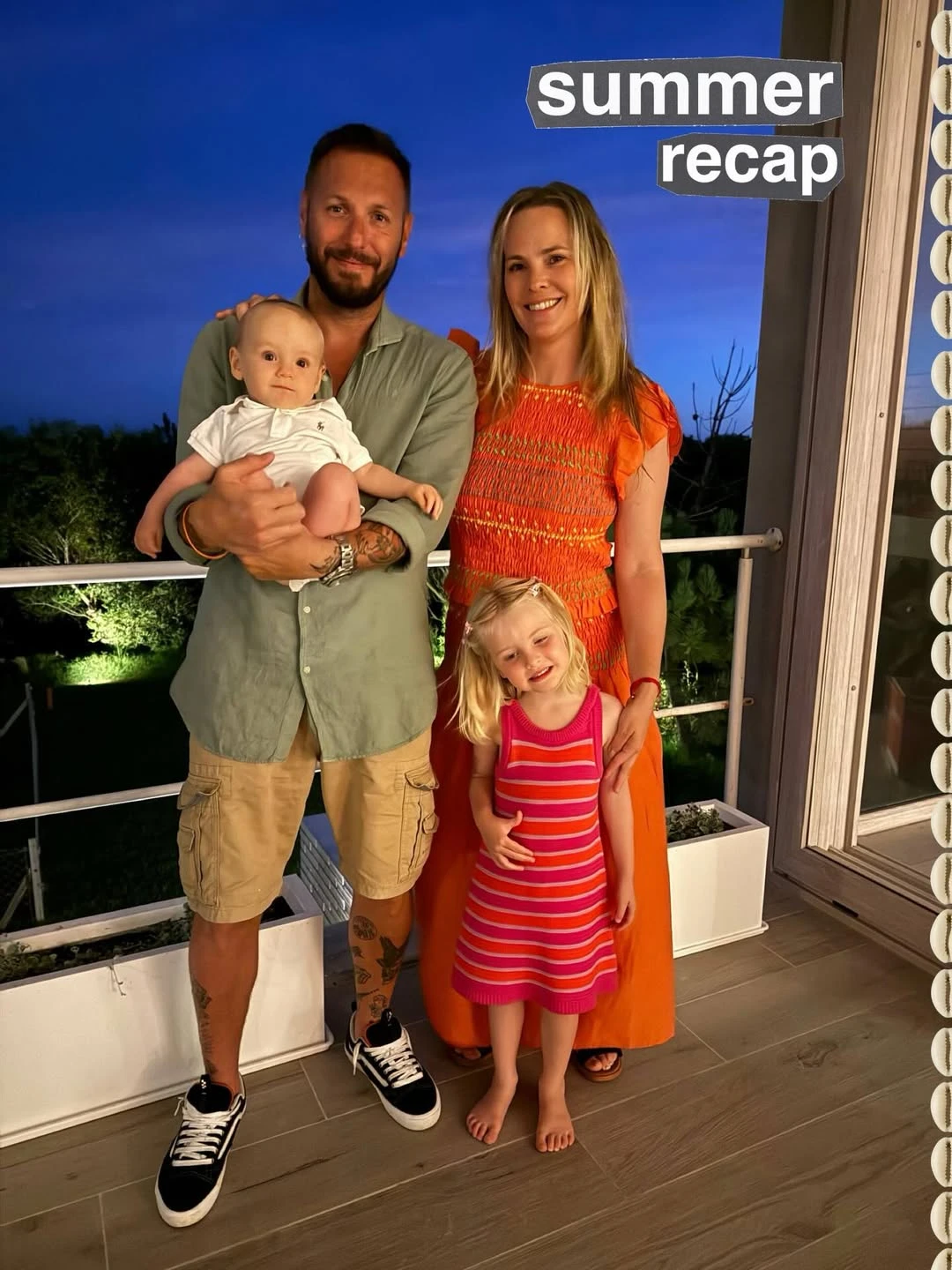 Muni Seligmann y su familia