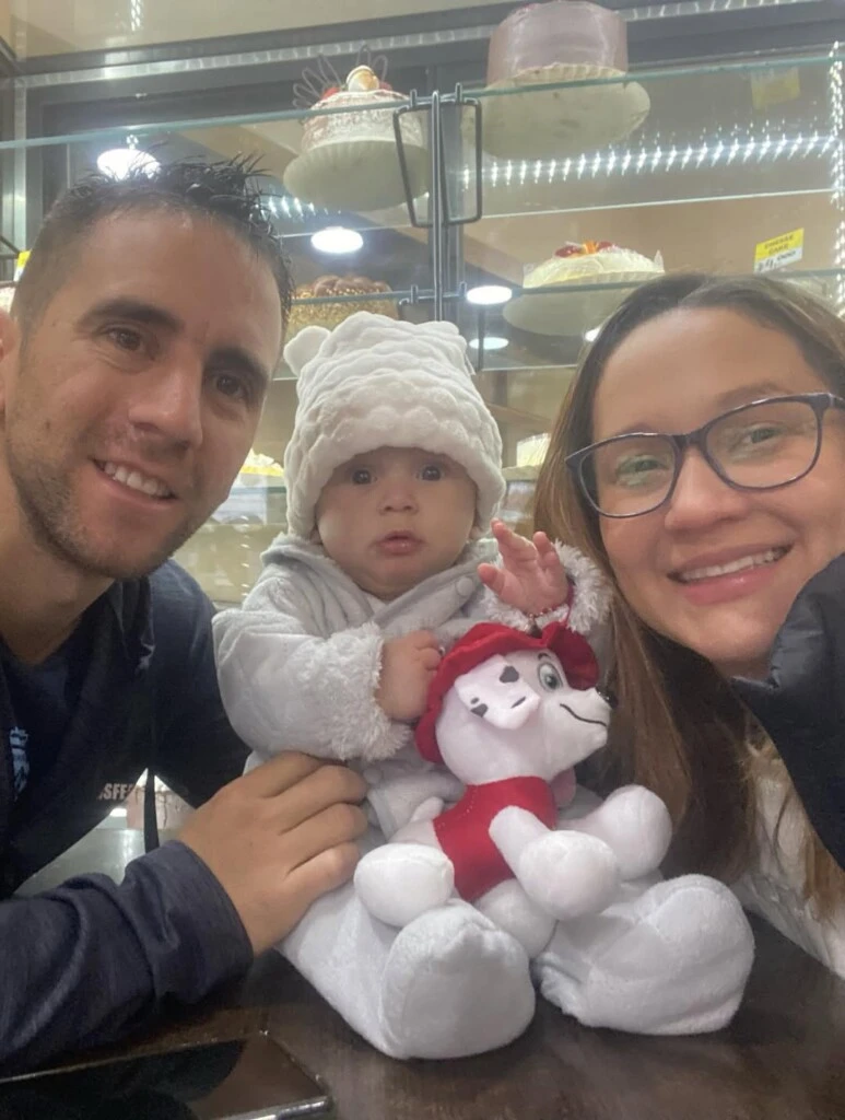 Foto familiar antes de la separación