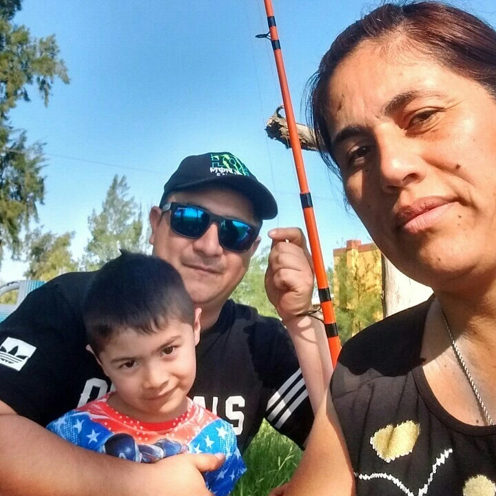 Foto del álbum familiar de los Cabrera, cuando nadie podía imaginar el final trágico de Ian