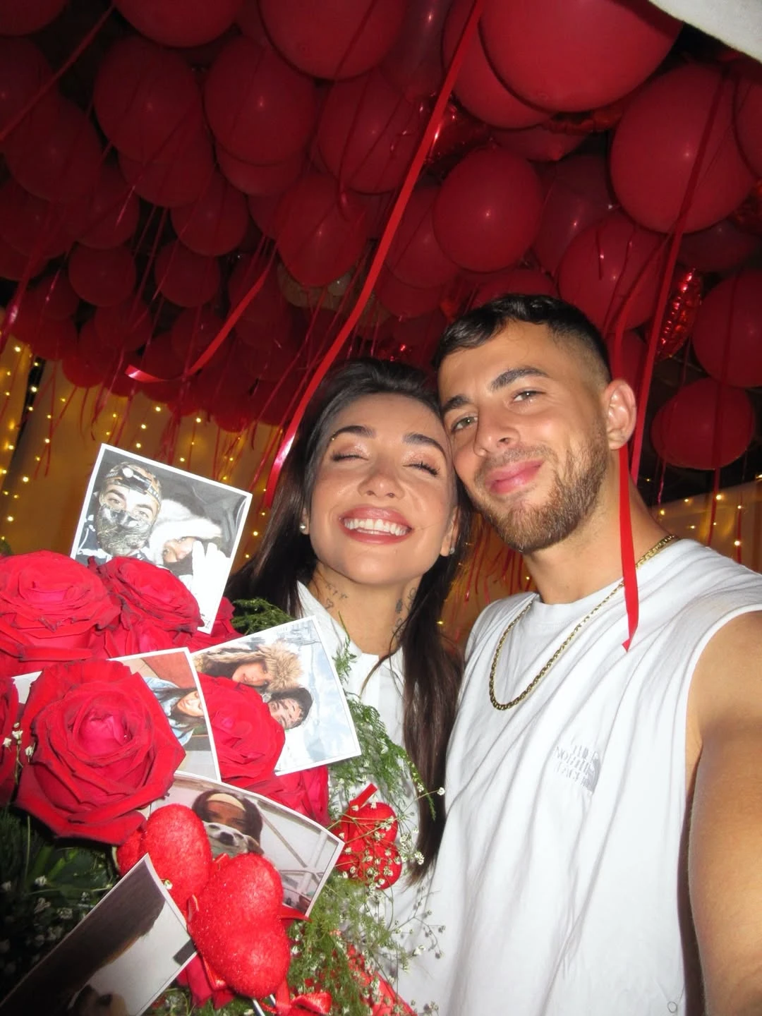 María Becerra junto a J Rei. Fotos: IG. 