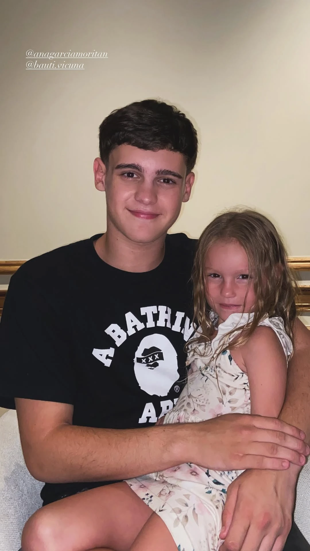 Bautista y Anita Moritán, más unidos que nunca.