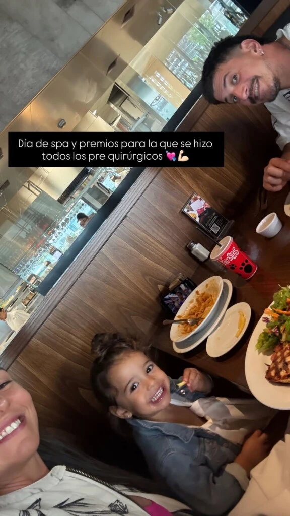 La periodista compartió que su hija está en buen estado emocional. Fotos: IG. 