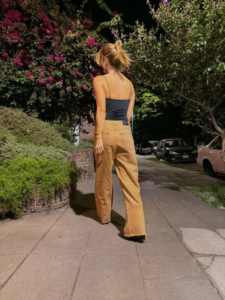 El look de Marcela Kloosterboer. Foto: IG