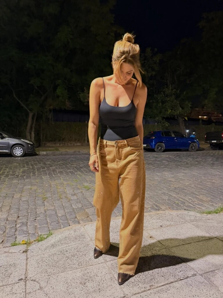 El look de Marcela Kloosterboer. Foto: IG