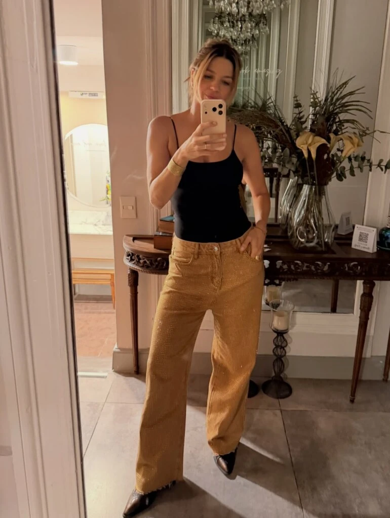 El look de Marcela Kloosterboer. Foto: IG