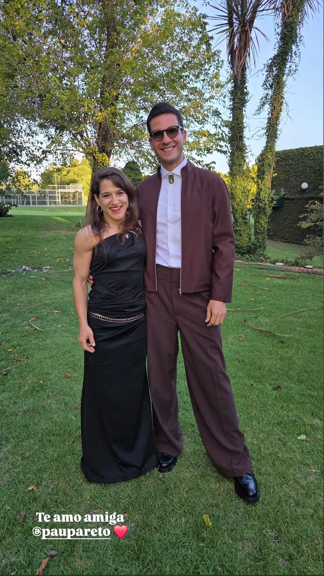 Nico Peralta y Paula Pareto. 