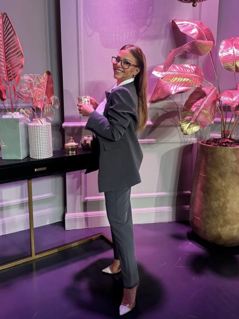 El look de Evangelina Anderson. Foto: IG