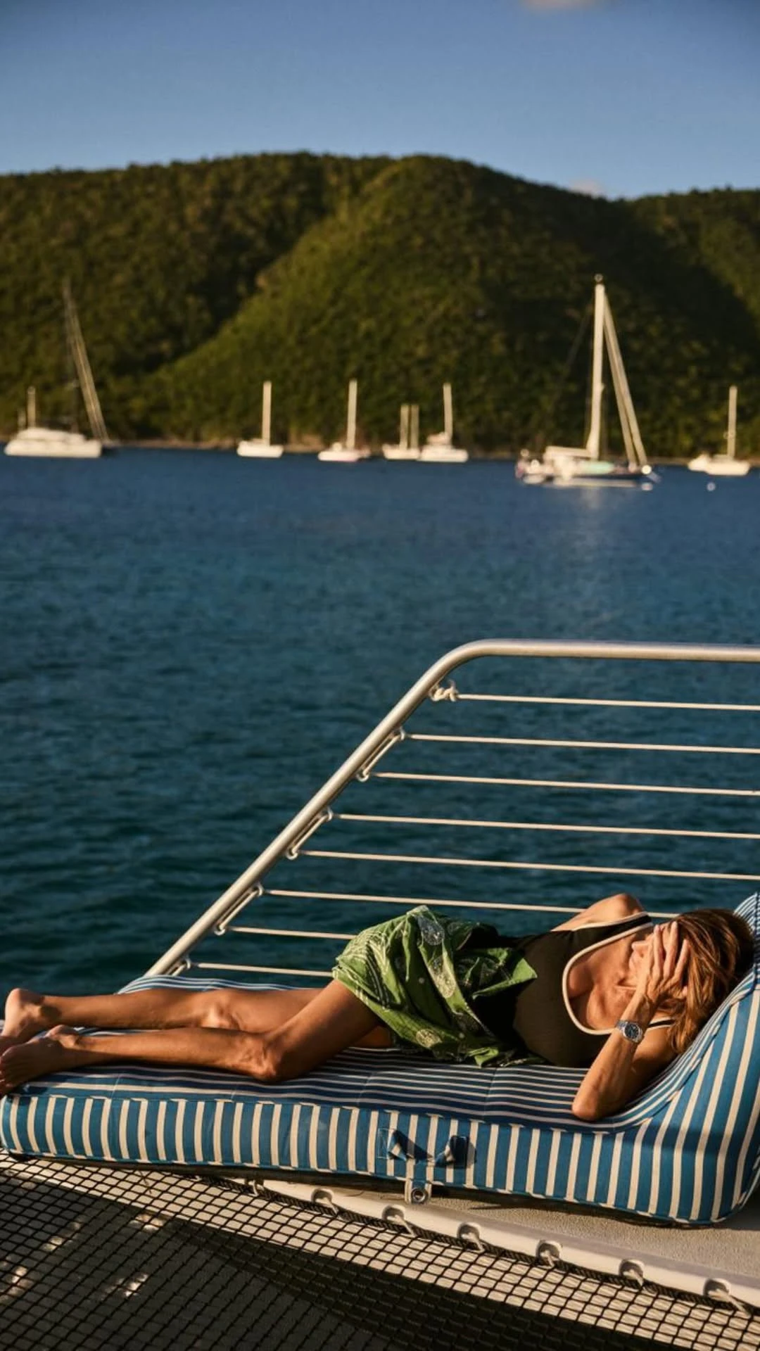 Looks Juliana Awada de vacaciones en el Caribe con amigas 