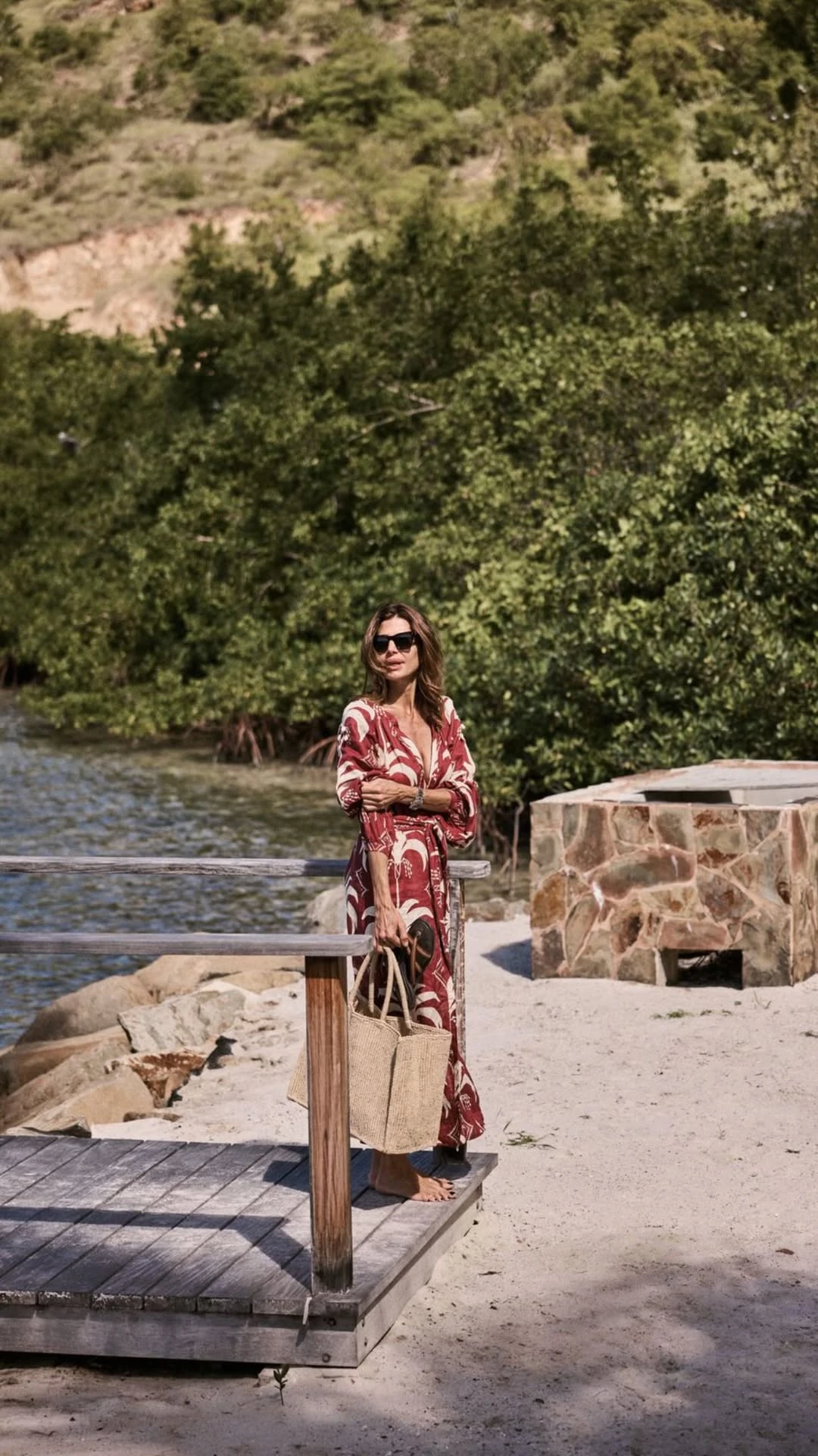 Looks Juliana Awada de vacaciones en el Caribe con amigas 
