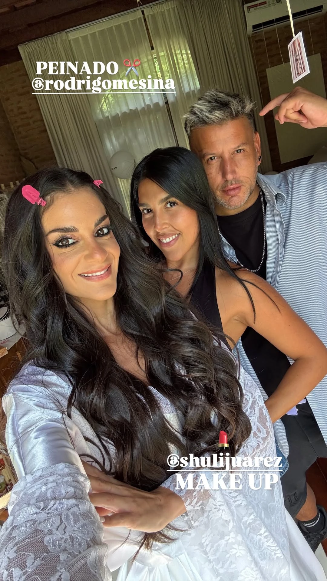 Emily Lucius adelantó su beauty look de boda. Fotos: IG. 