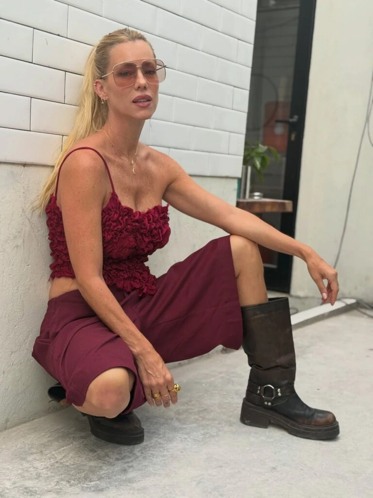 El look de Nicole Neumann. Foto: IG
