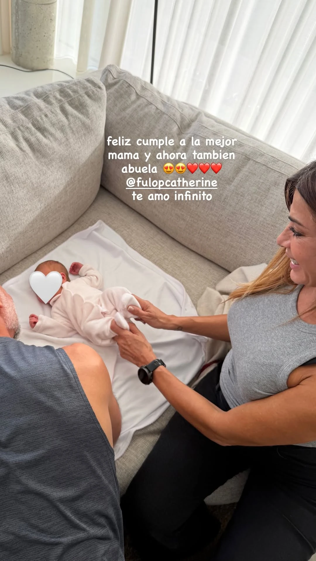 El tierno saludo de Oriana Sabatini a su mamá. Foto: Instagram
