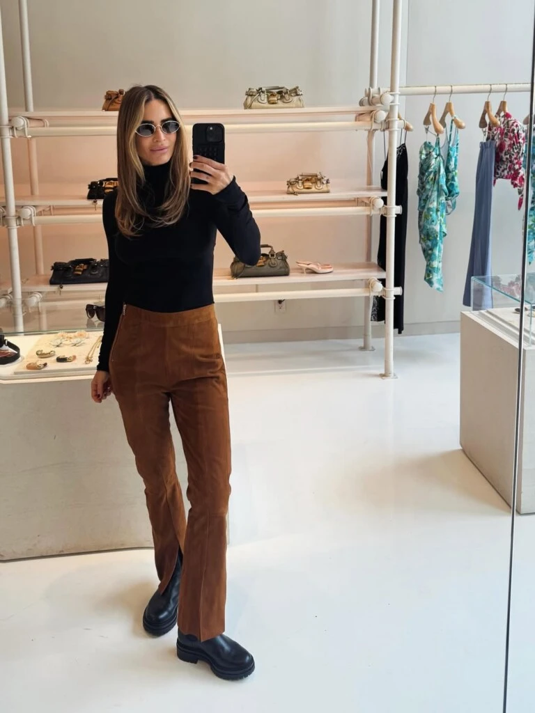 El look de María Vázquez. Foto: IG