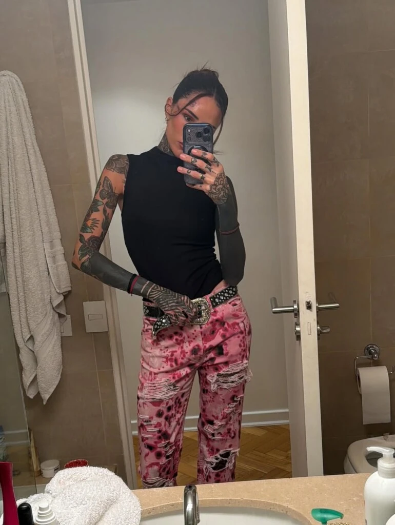 El look de Cande Tinelli. Foto: IG