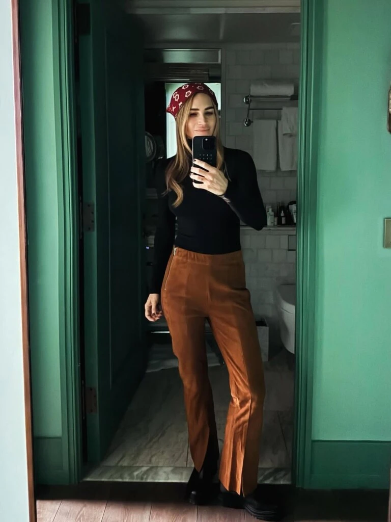 El look de María Vázquez. Foto: IG