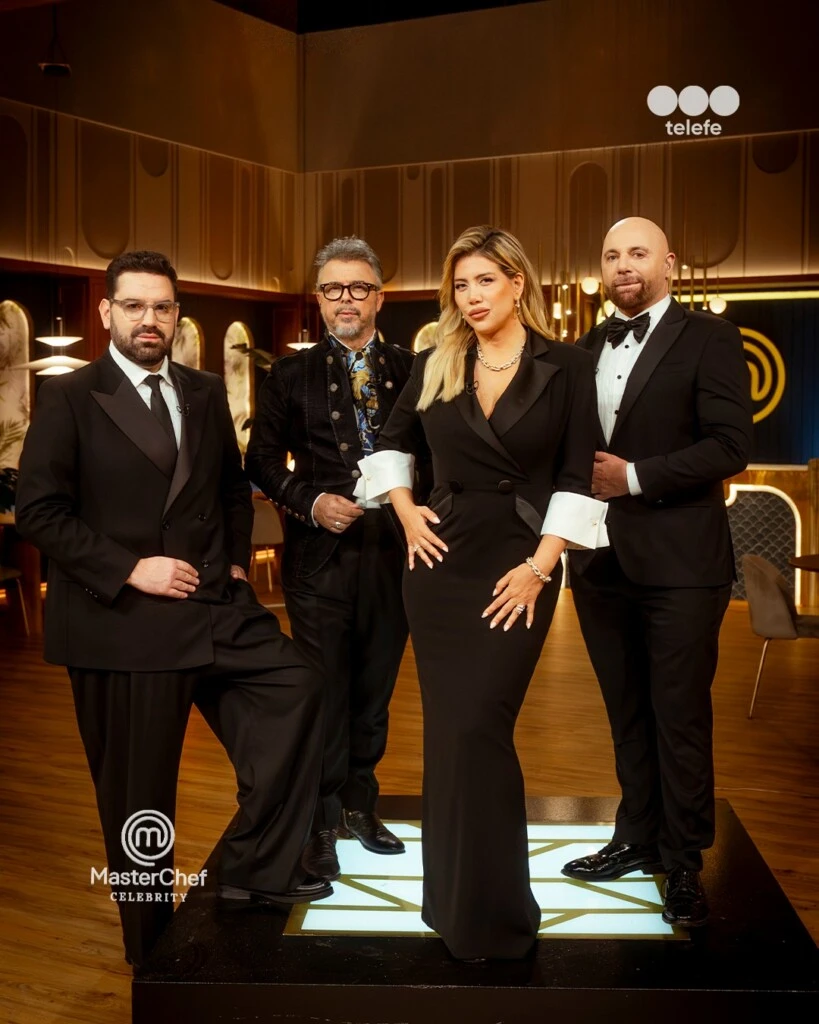 Donato De Santis, Germán Martitegui, Damián Betular y Wanda Nara.