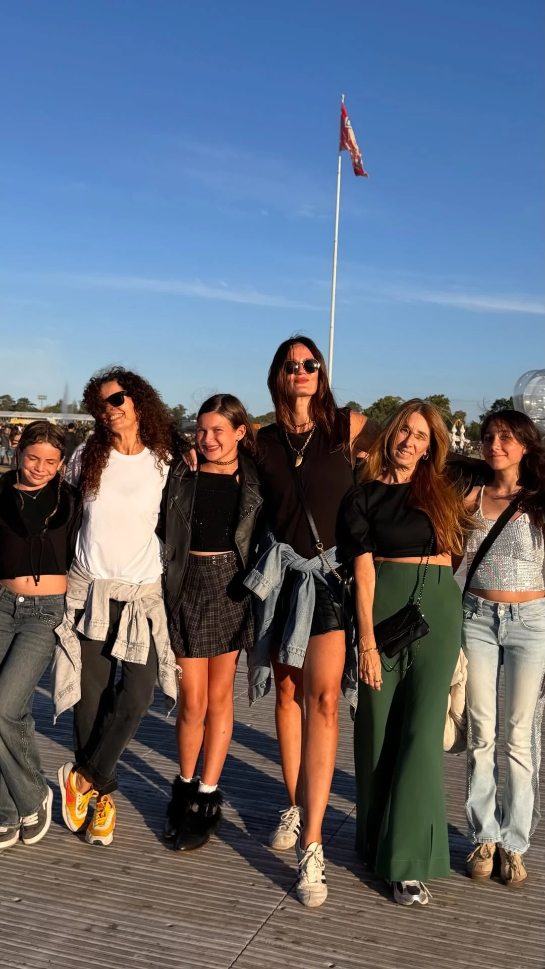 Paula Chaves y su hija Olivia. Foto: IG.