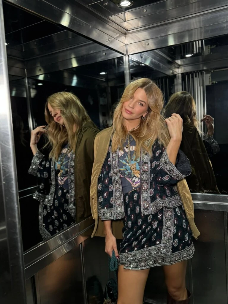 El look de Marcela Kloosterboer. Foto: IG