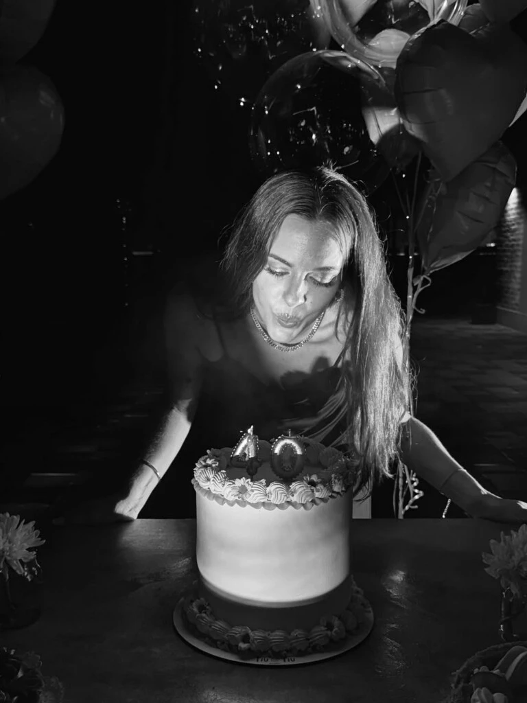 La productora festejó su cumple rodeada de amigos y familiares. Fotos: IG. 