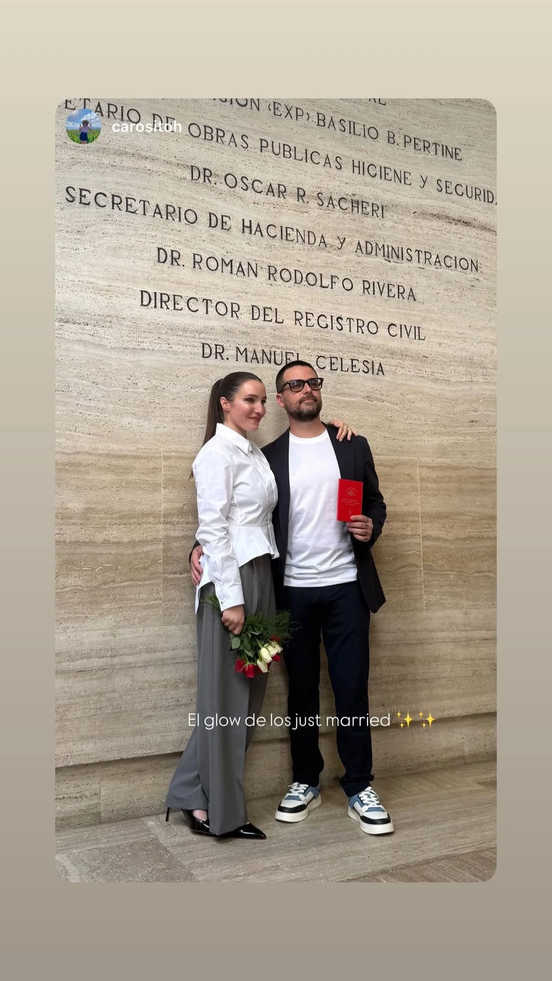 Las fotos del casamiento por civil de Rocío Hazán