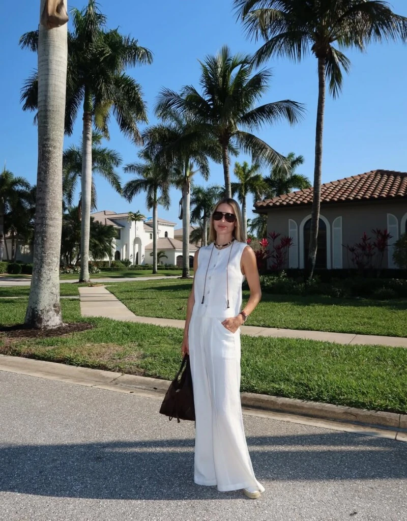 El look de María Vázquez. Foto: IG