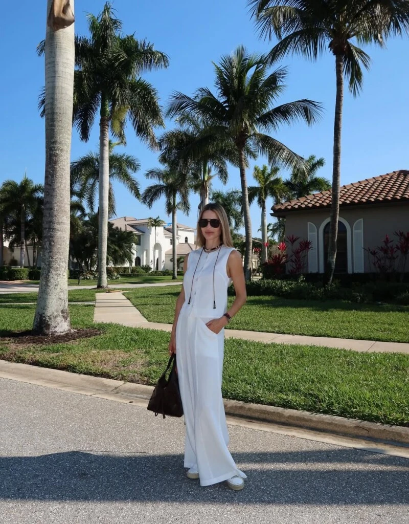 El look de María Vázquez. Foto: IG