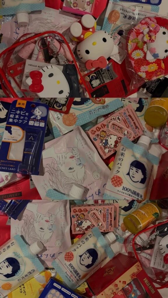 Wanda aprovechó su estadía para comprar productos exclusivos, desde artículos de skincare hasta juguetes y objetos característicos de la región, muchos de ellos difíciles de conseguir fuera del país.