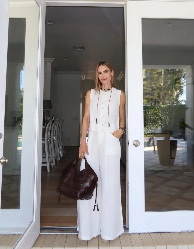 El look de María Vázquez. Foto: IG