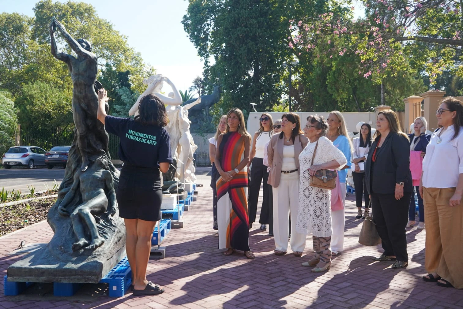 María Belén Ludueña y su iniciativa solidaria.