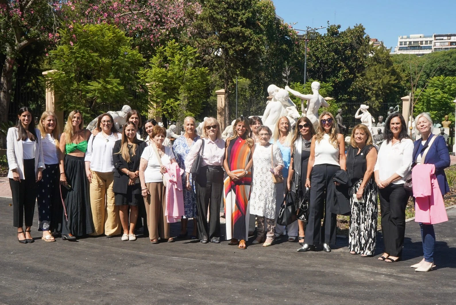 María Belén Ludueña y su iniciativa solidaria.