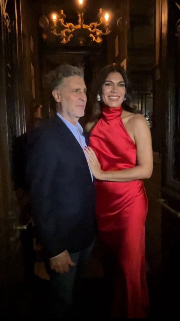 Flor de la V junto a Pablo Goycochea.