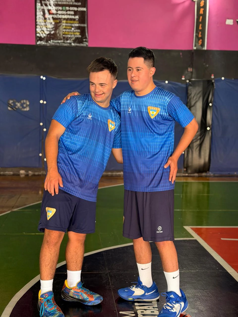 Franco y su amigo Lucas Pacheco, juntos van a defender los colores celeste y blanco.