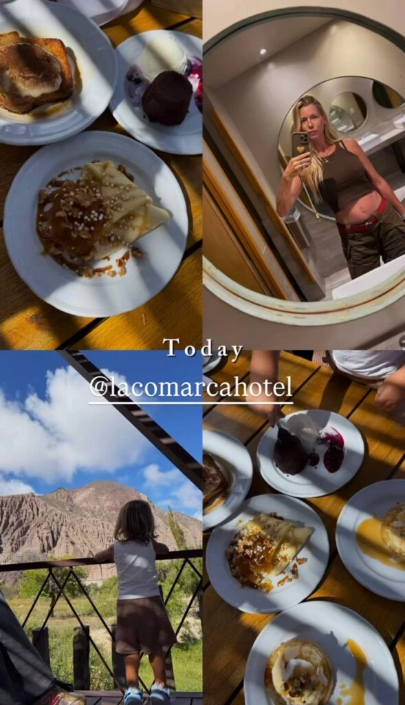 El collage de fotos del viaje de Nicole y Cruz en Jujuy.