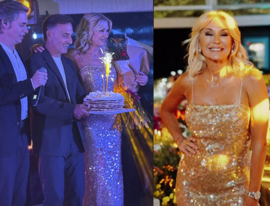 Así fue la mega fiesta de Yanina Latorre por sus 57 años: baile, diversión y show de Carlos Baute