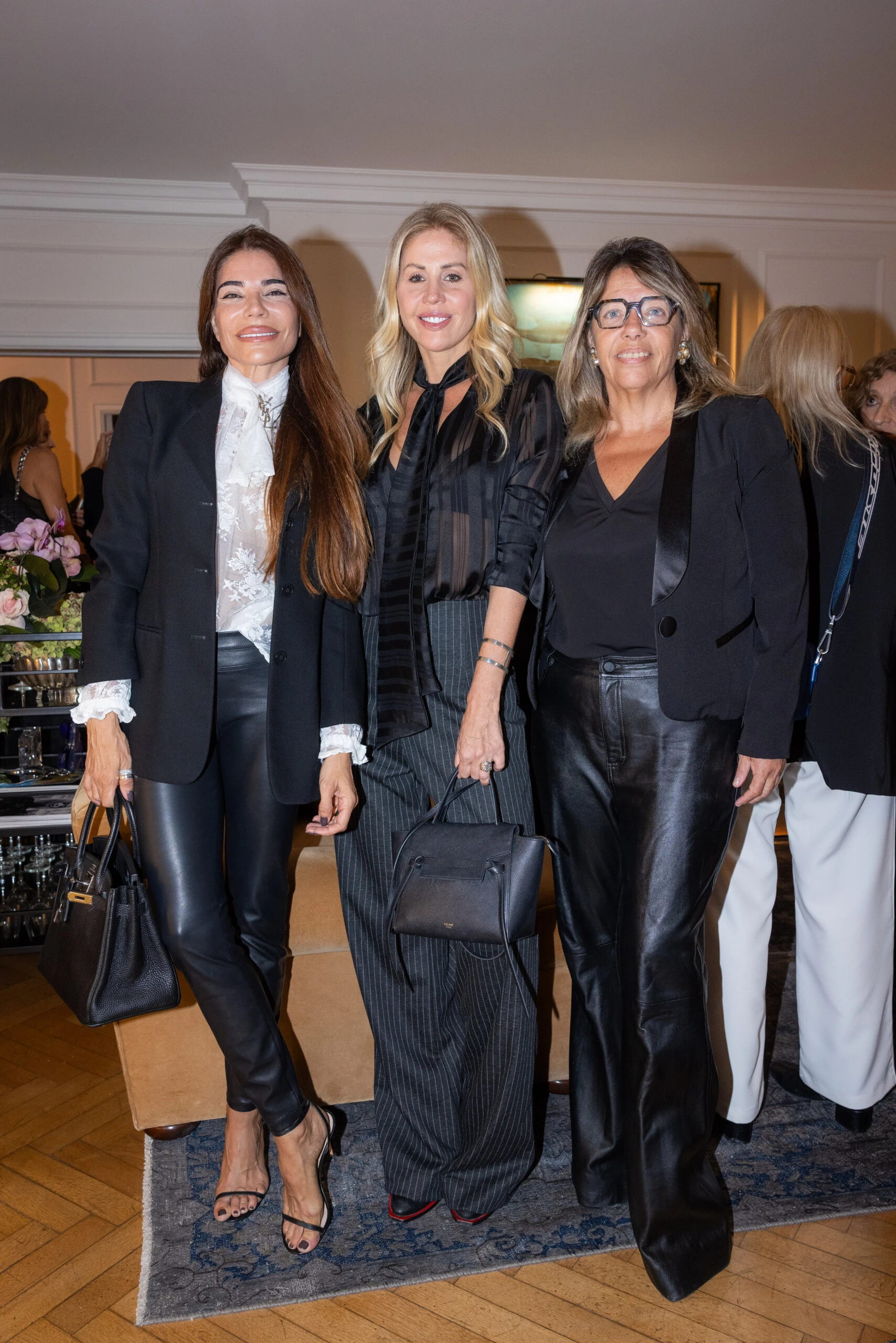 Zulemita Menem, Barbie Simons y María Claudia Pedrayes.