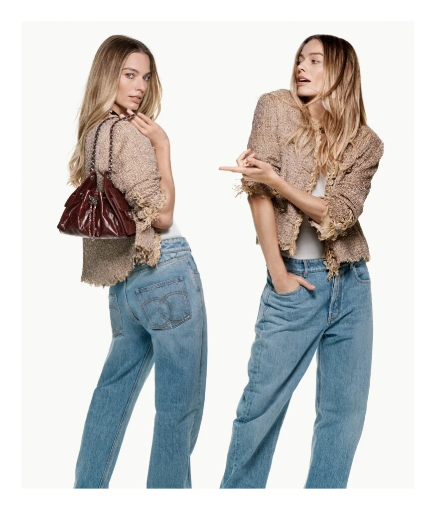 Margot Robbie con la nueva obsesión de la moda.