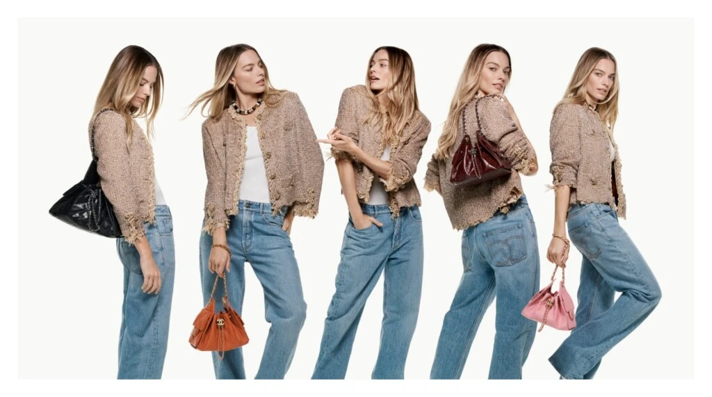 Margot Robbie con la nueva obsesión de la moda.