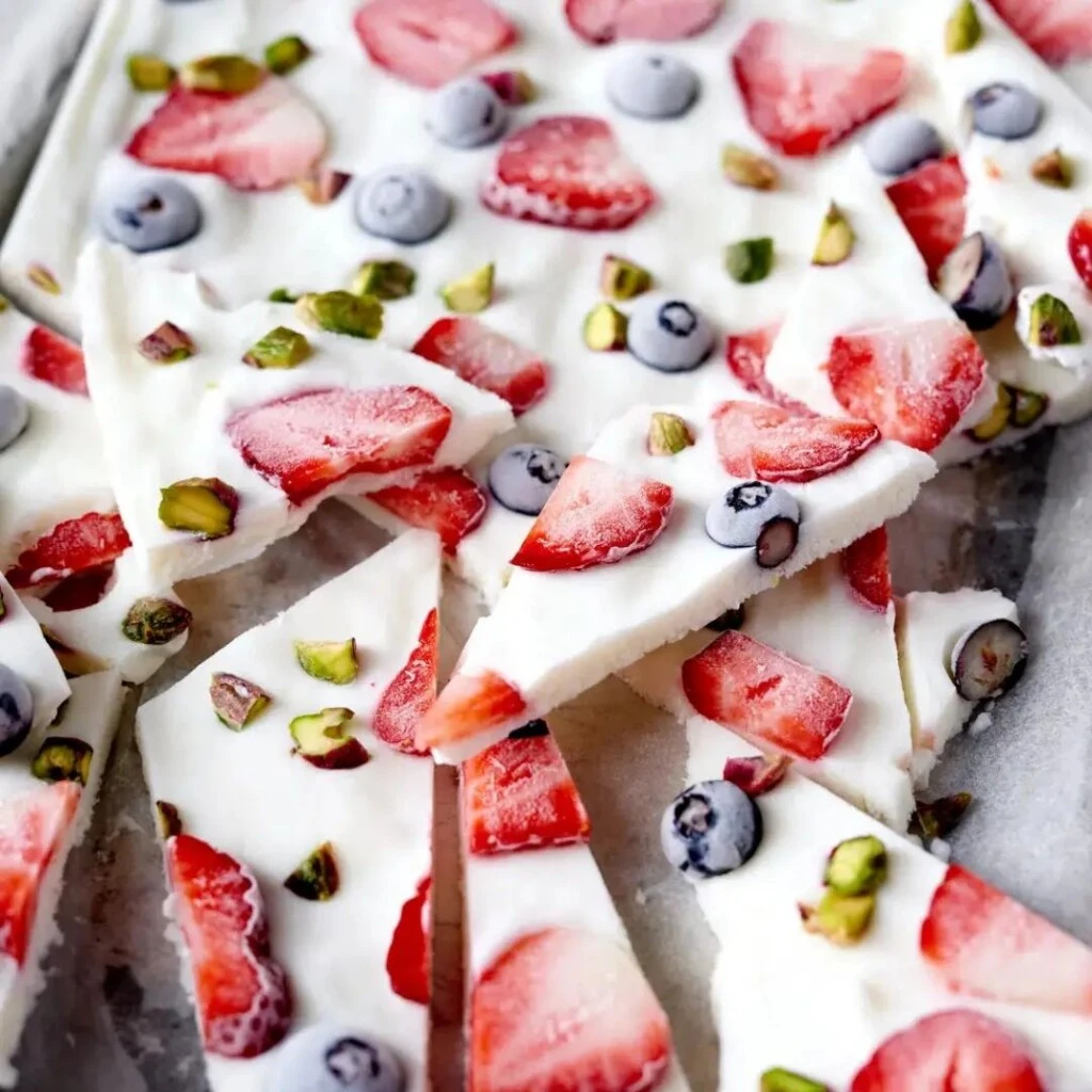 Postre casero: la receta del yogur frozen con frutas y chocolate