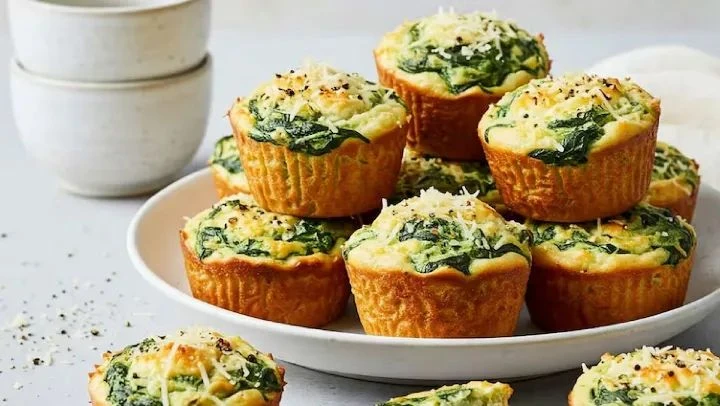 Muffins de espinaca y ricota