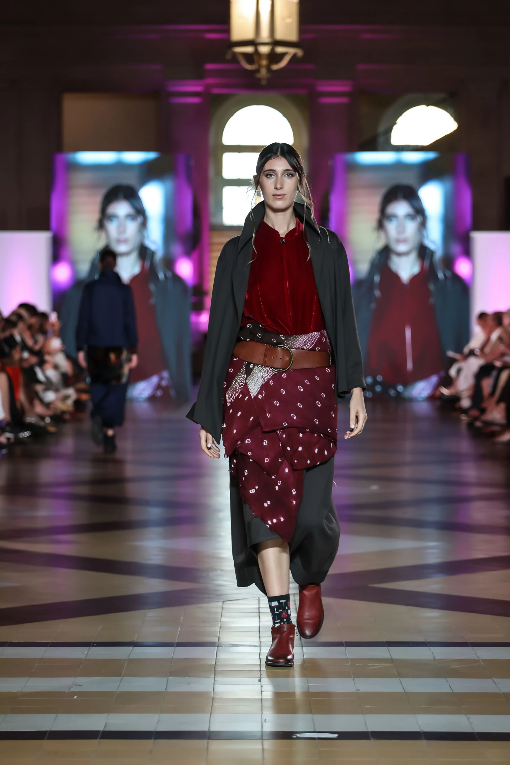 Marisa Marana en pasarela. 