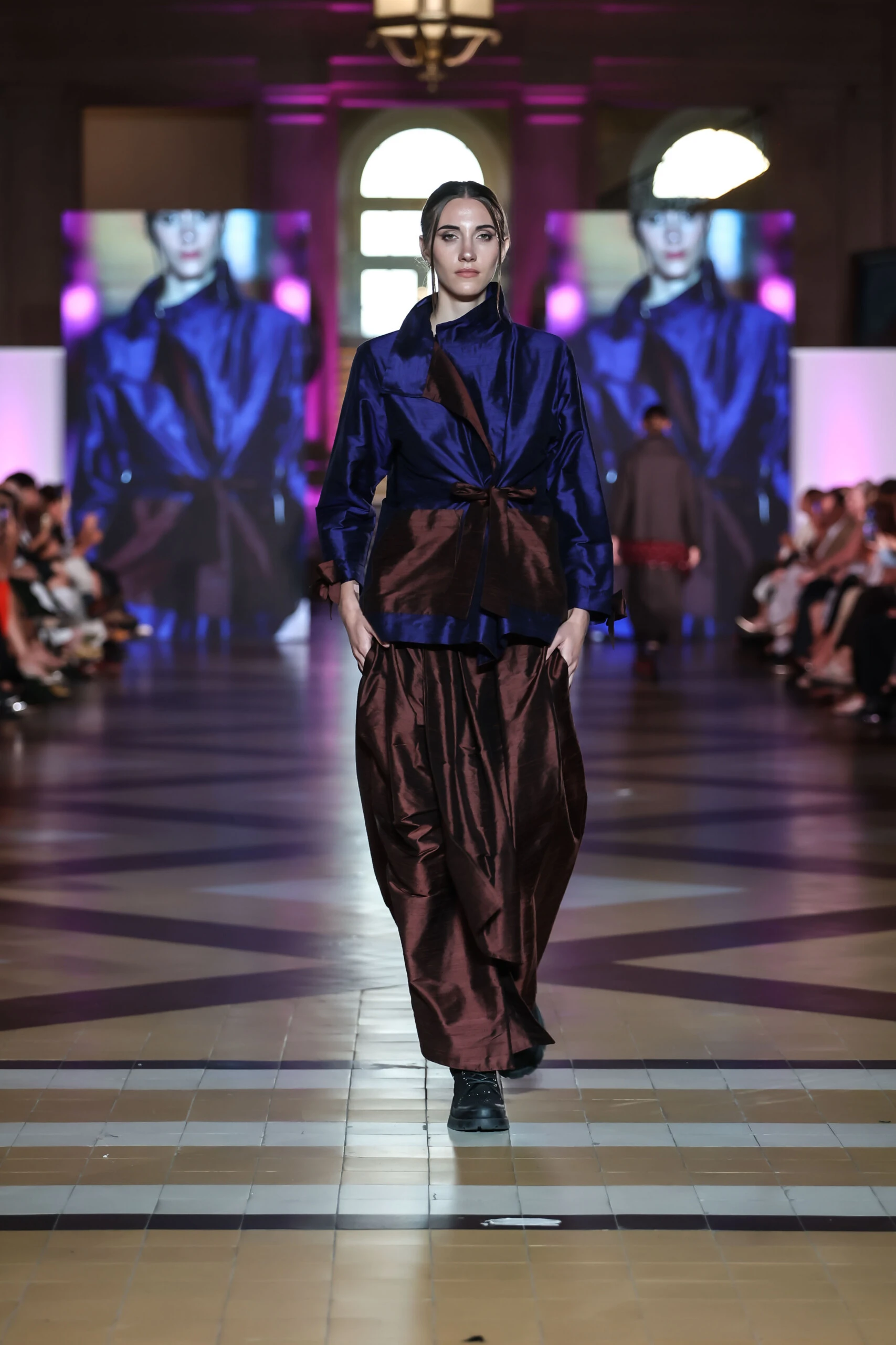 Marisa Marana en pasarela. 