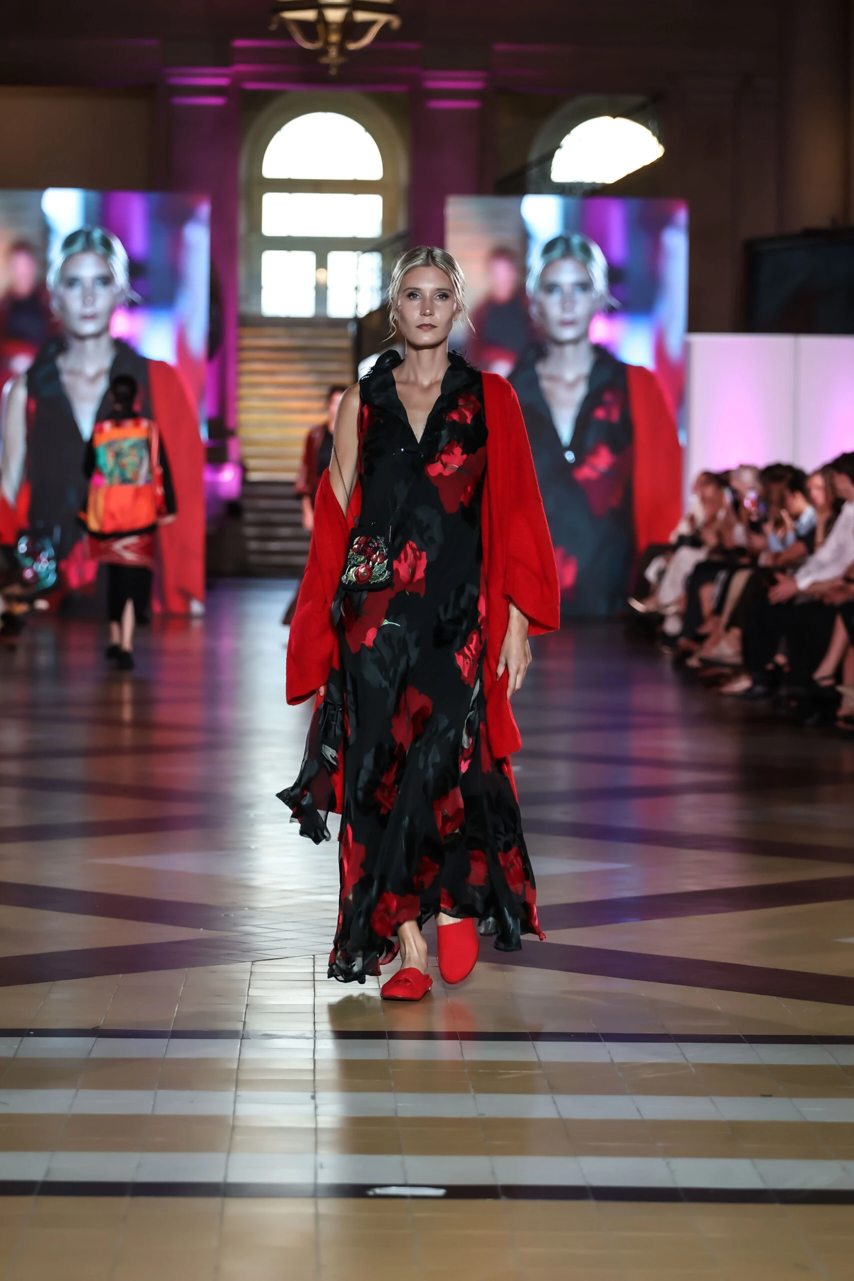 Marisa Marana en pasarela. 