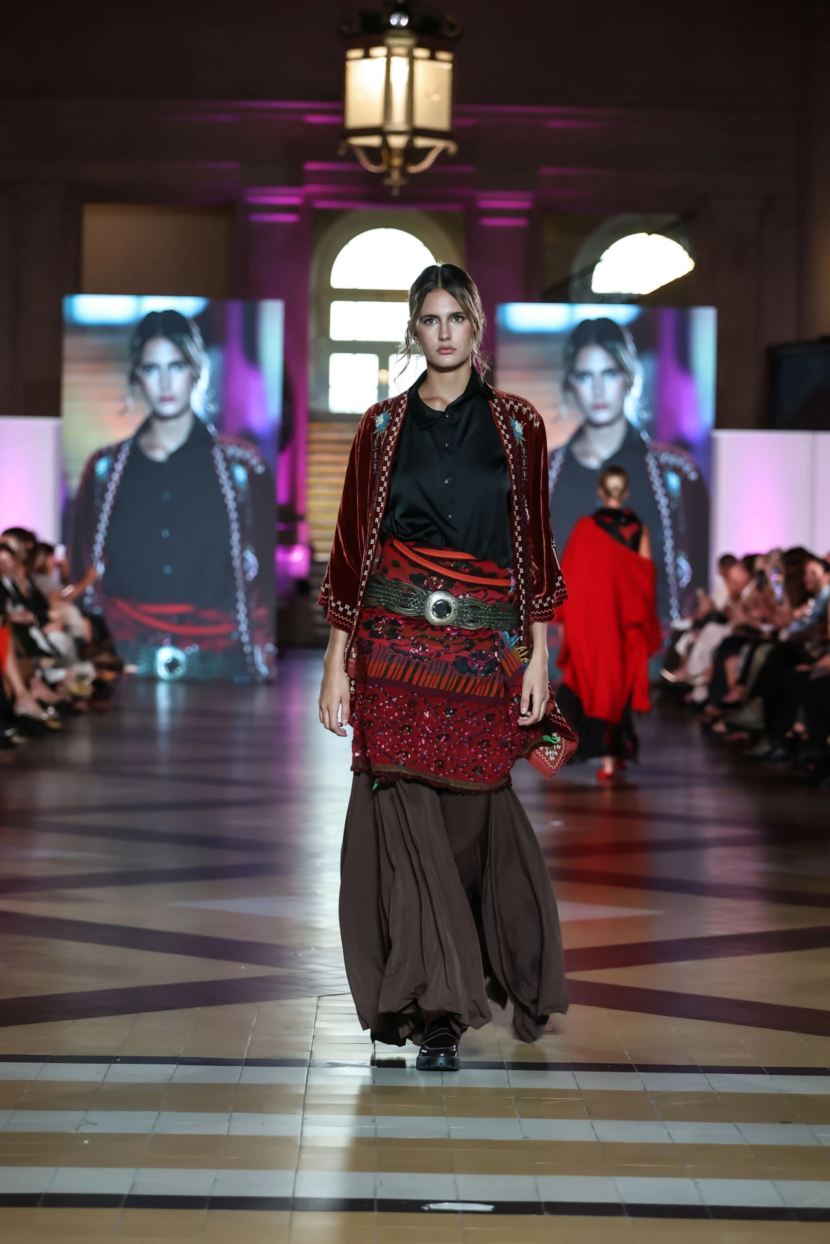 Marisa Marana en pasarela. 