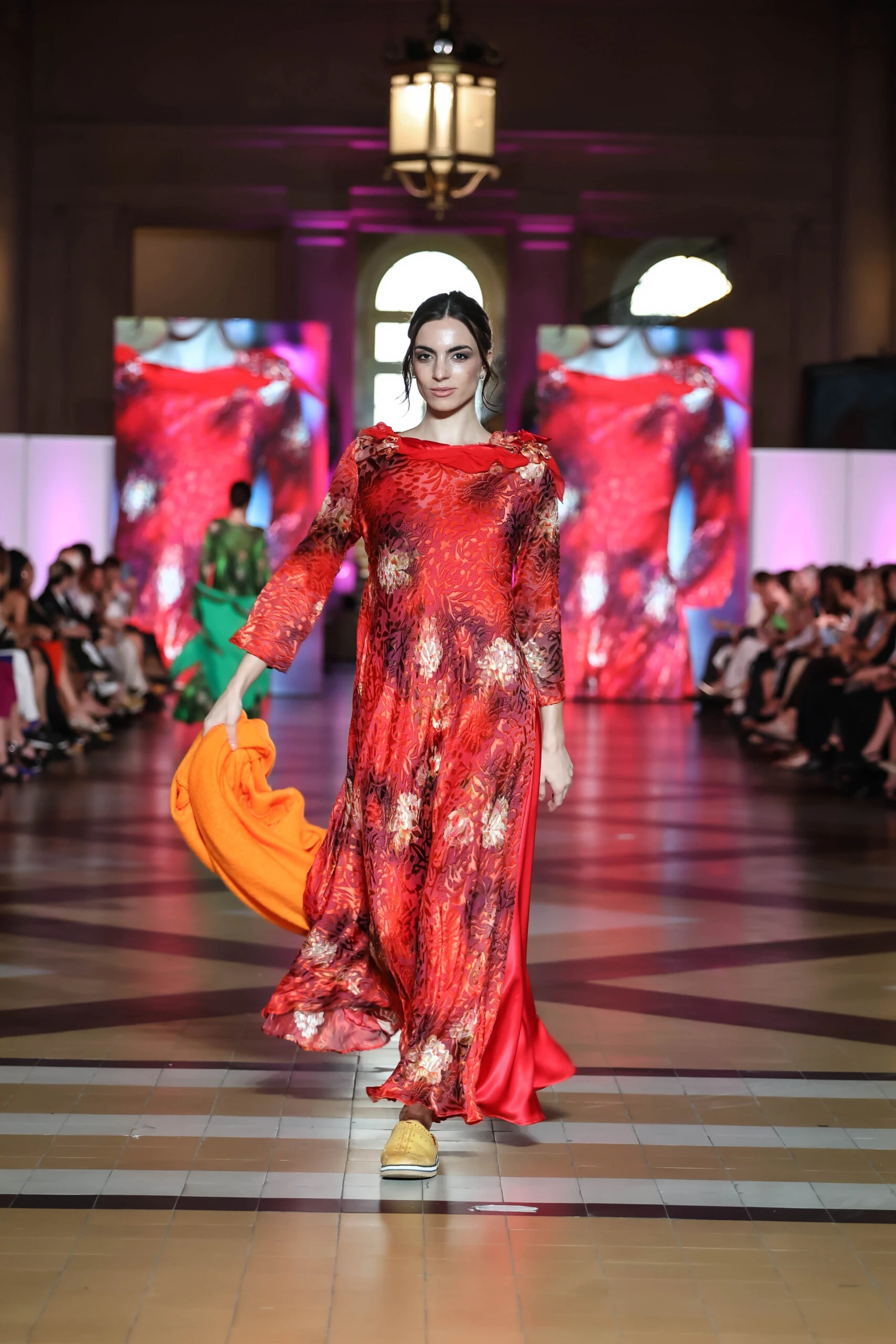 Marisa Marana en pasarela. 